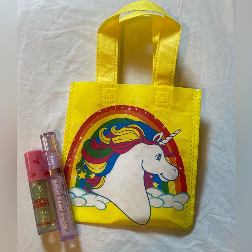 3 Pieces - Unicorn Glitter Lip Gloss Bundle